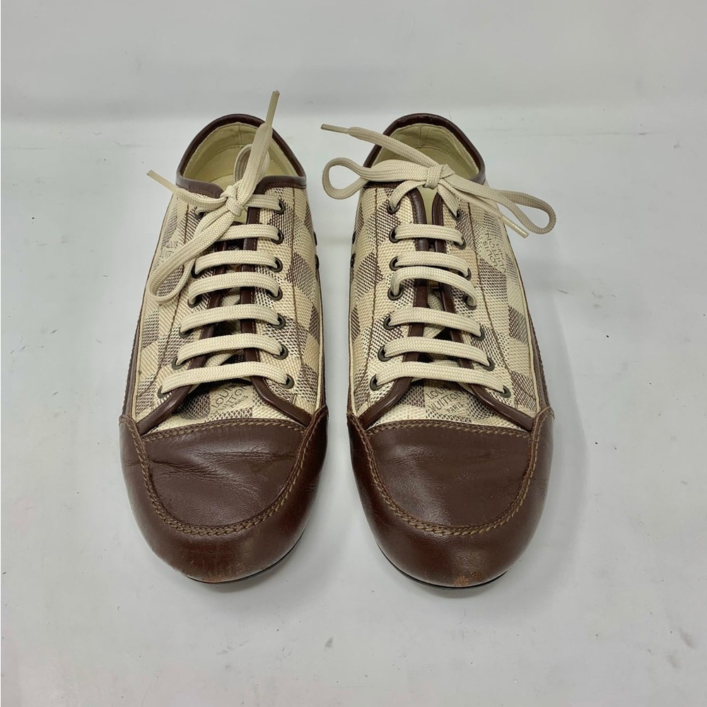 Louis Vuitton Preloved Leather Monogram Shoes